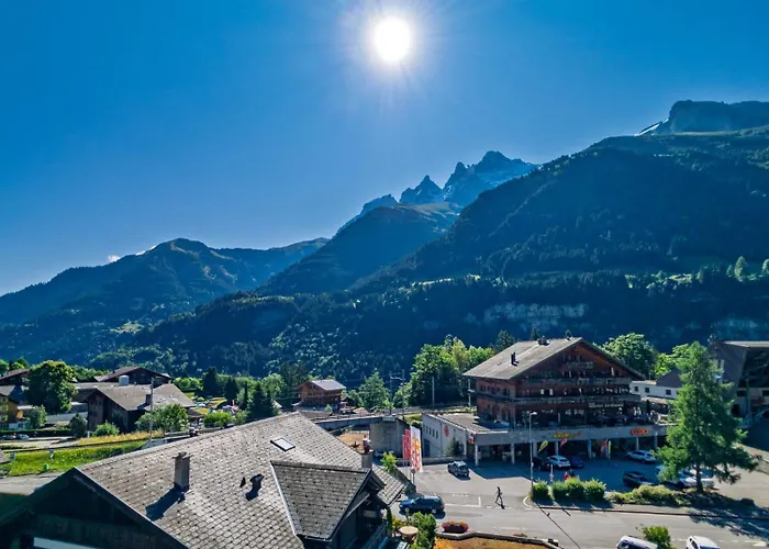 公寓 Coeur De Champery, Terrasse & Pres Des Remontees ! *